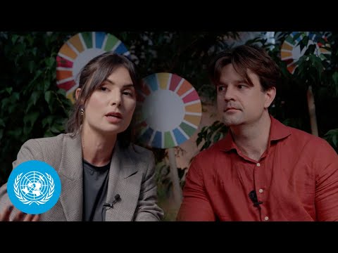 Nathalia Arcuri meets Andreas Sieber | Creator Studio at the SDG Pavilion | United Nations