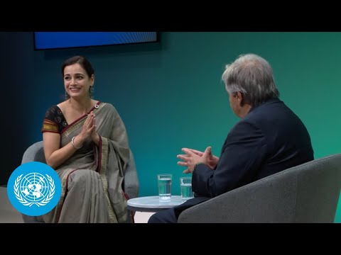 UN Chief Guterres & SDG Advocate Dia Mirza Call to Urgent Climate Action | COP28 | United Nations