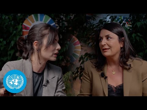 Nathalia Arcuri meets Düzen Tekkal | Creator Studio at the SDG Pavilion | United Nations
