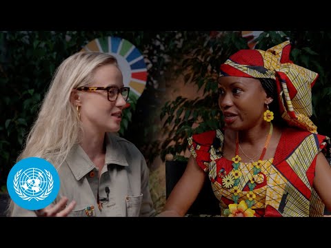 Alice Aedy meets Hindou Ibrahim | Creator Studio at the SDG Pavilion | United Nations