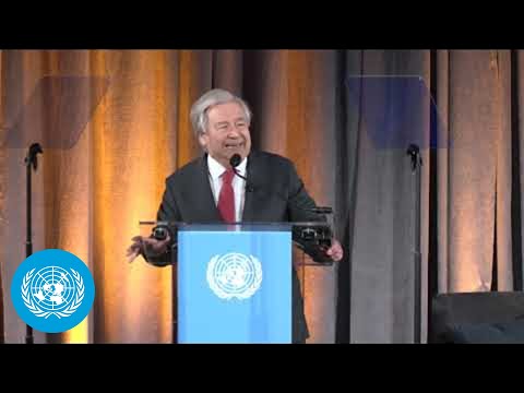 A Moment of Truth: Special Address on Climate Action by UN Chief with Bloomberg & others