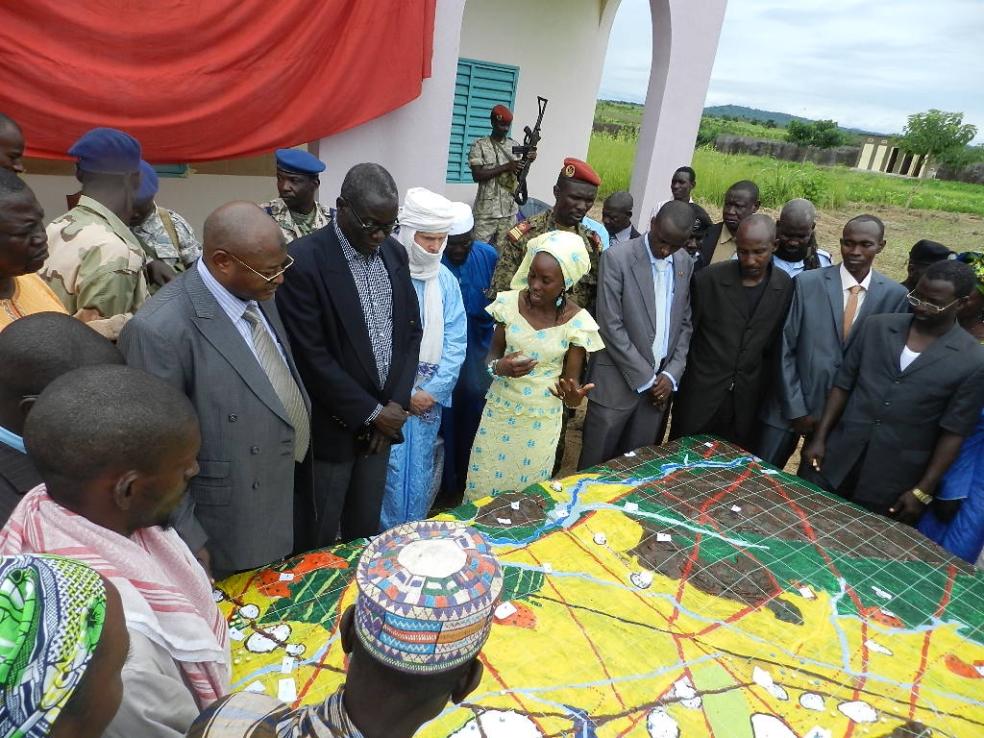 3D Mapping Project presented to local leaders and government. Photo courtesy of AFPAT.