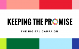 Keeping the Promise is a digital campaign that creates a global movement to advance the Sustainable Development Goals. ©UN Photo 