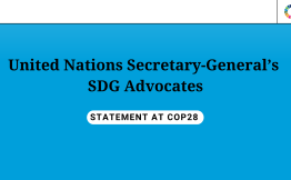 SDG Advocates statement at COP28